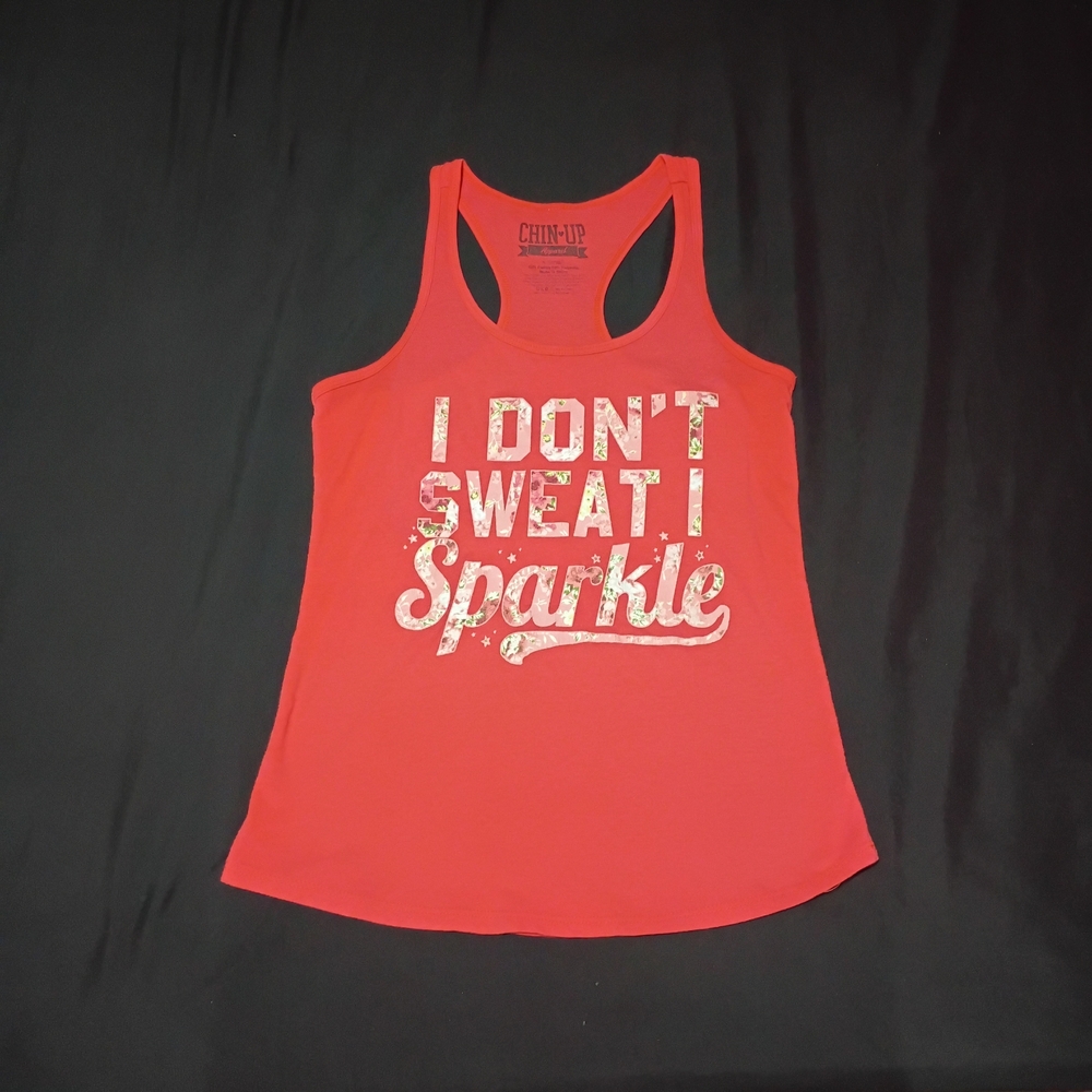 Chin Up Apparel Red Racerback Tank